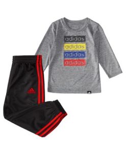 ADIDAS Baby Boys Long Sleeve T-shirt And Joggers, 2 Piece Set -Carter’s Shop 22582441 fpx