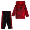 ADIDAS Baby Boys Allover Print Hooded T-shirt And Pants, 2 Piece Set
