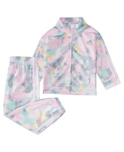 ADIDAS Baby Girls 2-Piece Allover Print Tricot Track Set