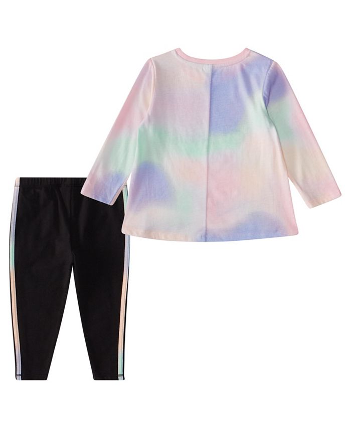Baby Girls Long Sleeve Gradient T Shirt And Tights, 2 Piece Set ADIDAS Baby Girls Long Sleeve Gradient T Shirt And Tights, 2 Piece Set -Carter’s Shop