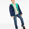 Epic Threads Big Boys Hooded Long-Sleeve Shirt, Denim Jeans & Packable Coat Separates, Created For Macy's