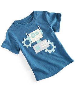 First Impressions Baby Boys Robot T-Shirt, Created For Macy's