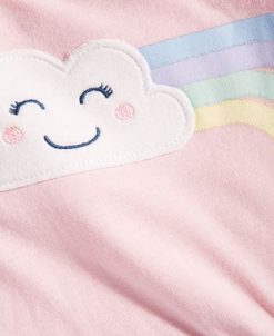 First Impressions Baby Girls Short Sleeve Retro Rainbow T Shirt, Created For Macy's -Carter’s Shop 22723322 fpx