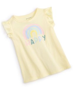 First Impressions Toddler Girls Happy Rainbow Top, Created For Macy's
