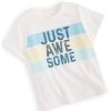 First Impressions Toddler Boys Just Awesome T Shirt, Created For Macy's
