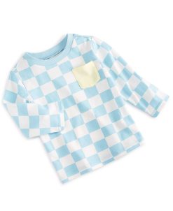 First Impressions Baby Boys Checker Board Shirt, Created For Macy's