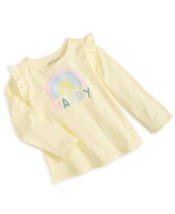 First Impressions Toddler Girls Happy Rainbow Shirt, Created For Macy's