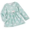First Impressions Toddler Girls Long Sleeve Rainbow Tunic, Created For Macy's
