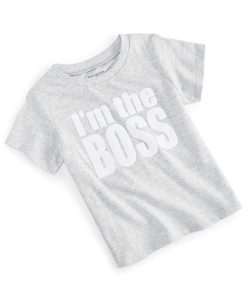 First Impressions Toddler Boys Boss T-Shirt, Created For Macy's
