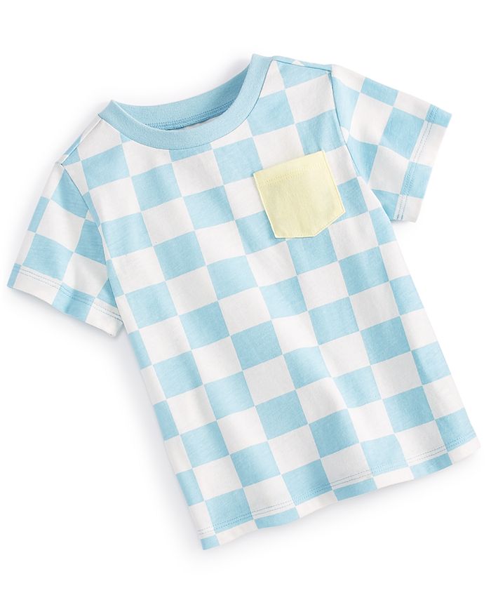 Baby Boys Checker Board T-Shirt, Created For Macy's First Impressions Baby Boys Checker Board T-Shirt, Created For Macy's -Carter’s Shop