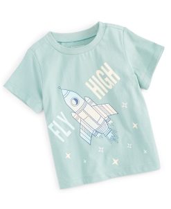 First Impressions Baby Boys Rocket T Shirt, Created For Macy's