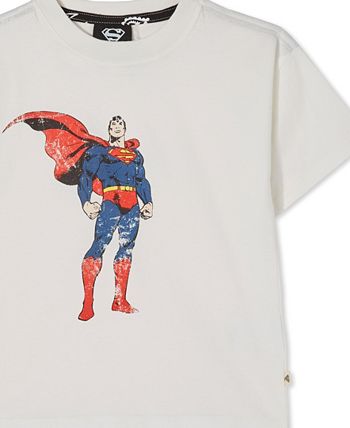 Little Girls Superman License Drop Shoulder Short Sleeve Tee COTTON ON Little Girls Superman License Drop Shoulder Short Sleeve Tee -Carter’s Shop