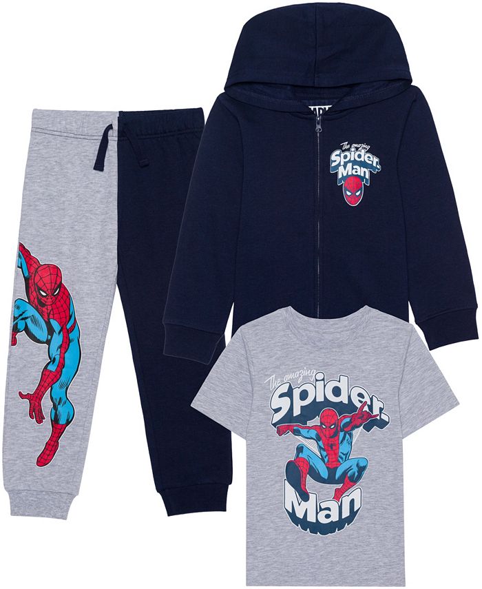 Hybrid Toddler Boys Spiderman Fleece 3 Piece Set Marvel Hybrid Toddler Boys Spiderman Fleece 3 Piece Set -Carter’s Shop