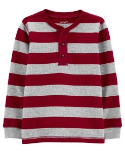 Carter's™ Toddler Boys Striped Henley T-shirt