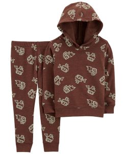 Carter's™ Baby Boys Construction Hoodie And Pants, 2 Piece Set