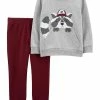 Carter's™ Baby Boys Raccoon Pullover And Joggers, 2 Piece Set