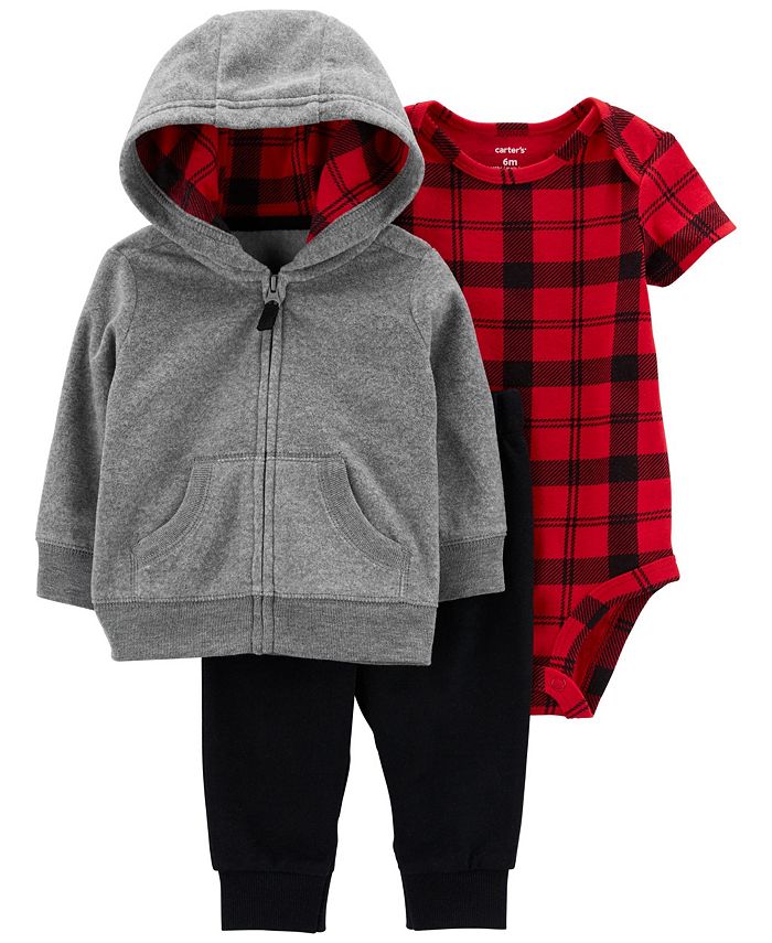 Baby Boys Little Jacket, Bodysuit And Pants, 3 Piece Set Carter's™ Baby Boys Little Jacket, Bodysuit And Pants, 3 Piece Set -Carter’s Shop