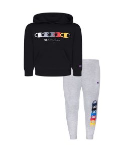 Champion Little Boys C Rings Fleece Hoodie And Joggers, 2 Piece Set