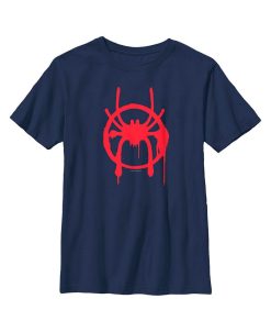 Marvel Boy's Spider-Man: Into The Spider-Verse Symbol Child T-Shirt