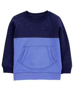 Carter's™ Toddler Boys Colorblocked Crew Neck French Terry Pullover