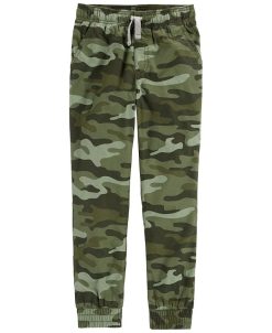 Carter's™ Big Boys Everyday Camo Pull-On Poplin Pants With Pockets