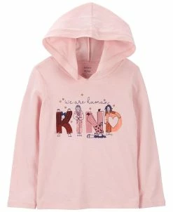 Carter's™ Toddler Girls Kind Hooded Jersey Sweatshirt