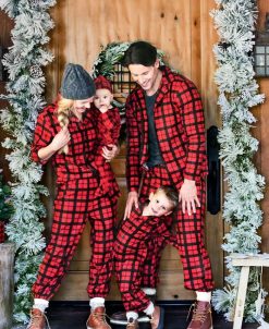 Carter's™ Red Plaid Family Christmas Pajamas