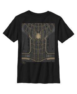 Marvel Boy's Spider-Man: No Way Home Black Suit Child T-Shirt