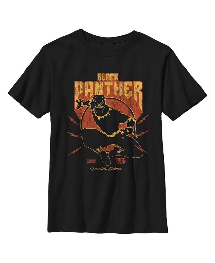 Boy's Black Panther Warrior Prince Bolt Child T-Shirt Marvel Boy's Black Panther Warrior Prince Bolt Child T-Shirt -Carter’s Shop