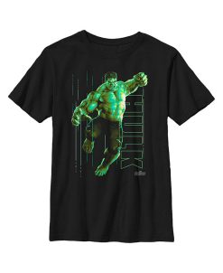 Marvel Boy's Avengers: Infinity War Hulk Portrait Child T-Shirt