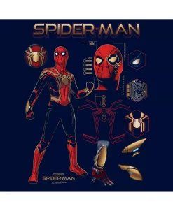Marvel Boy's Spider-Man: No Way Home Iron Suit Gear Child T-Shirt -Carter’s Shop 23141544 fpx