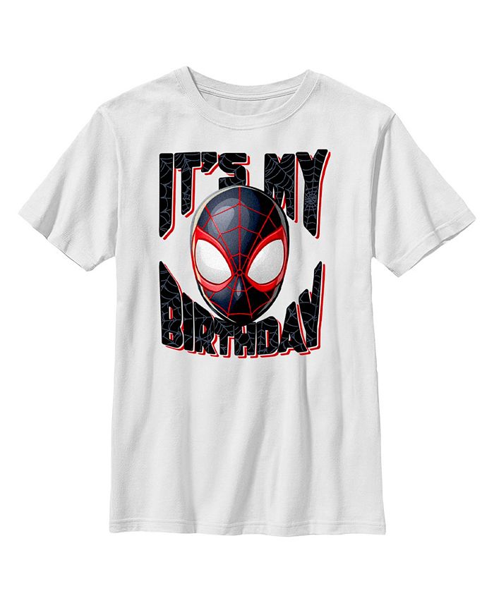 Boy's Miles Birthday Party Time Child T-Shirt Marvel Boy's Miles Birthday Party Time Child T-Shirt -Carter’s Shop