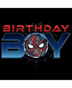 Marvel Boy's Mecha Spidey Birthday Child T-Shirt -Carter’s Shop 23141567 fpx
