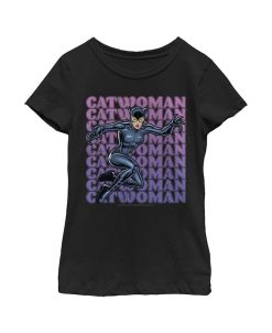 DC COMICS Girl's Batman Catwoman Strike Child T-Shirt
