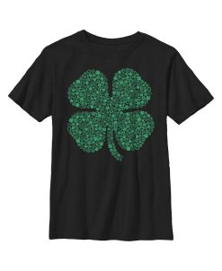 Marvel Boy's St. Patrick's Day Hero Icon Clover Child T-Shirt