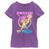 Girl's Ms. Marvel Embiggen Punch Child T-Shirt