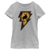DC COMICS Girl's Black Adam Antihero Shadow Child T-Shirt