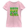 Marvel Girl's Guardians Of The Galaxy Birthday Girl Dancing Groot Child T-Shirt