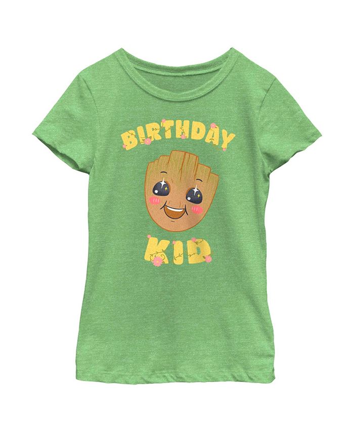 Girl's Guardians Of The Galaxy Baby Face Birthday Kid Groot Child T-Shirt Marvel Girl's Guardians Of The Galaxy Baby Face Birthday Kid Groot Child T-Shirt -Carter’s Shop