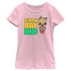 Marvel Girl's Guardians Of The Galaxy Birthday Kid Pot Plant Groot Child T-Shirt