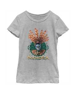 Marvel Girl's Black Panther: Wakanda Forever Namora Portrait Child T-Shirt