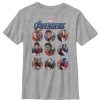 Marvel Boy's Avengers: Endgame Hero Circles Child T-Shirt