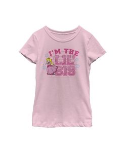 NINTENDO Girl's Princess Peach Lil' Sis Child T-Shirt