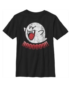 NINTENDO Boy's Retro Boo Ghost Child T-Shirt
