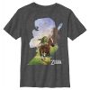 NINTENDO Boy's Legend Of Zelda Link Silhouette Child T-Shirt