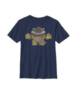 NINTENDO Boy's Bowser Child T-Shirt