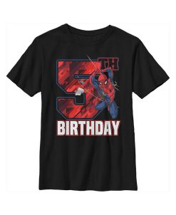 Marvel Boy's 5th Birthday Spidey Child T-Shirt