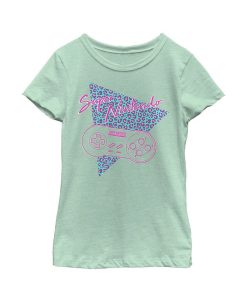 Girl's Retro Super Nintendo Controller Child T-Shirt
