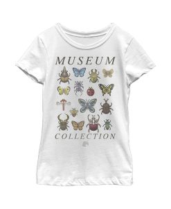 NINTENDO Girl's Museum Bug Collection Child T-Shirt