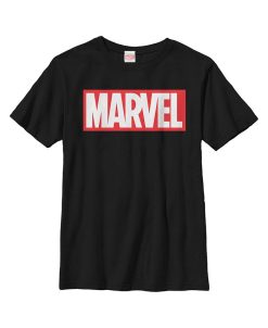 Marvel Boy's Classic Bold Logo Child T-Shirt